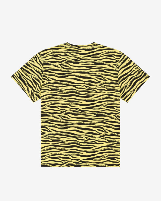 Denim Tears - Men's Zebra Print Tee - (Yellow)